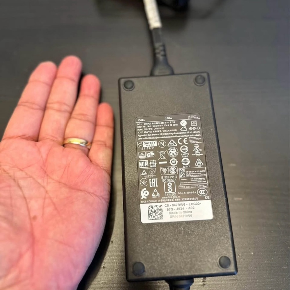 Dell Alienware 180W Power Adapter - Picture 2 of 5